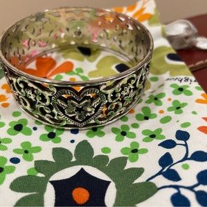 Brighton thick silver bangle